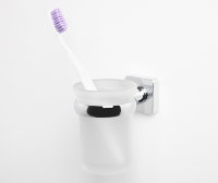 Стакан для зубных щеток стеклянный Lippe К-6528