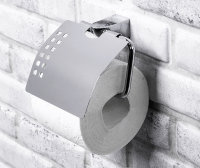 Держатель туалетной бумаги с крышкой Kammel К-8325